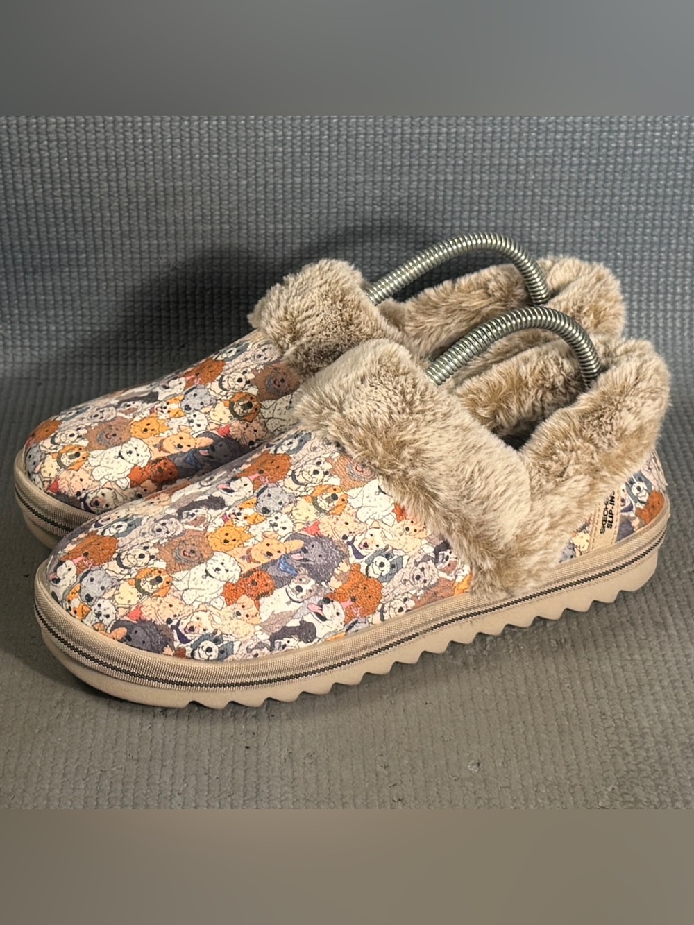 Bobs From Skechers Women's Cozy‎ Kiss Dog Slip-Ins Shoes Size 7.5